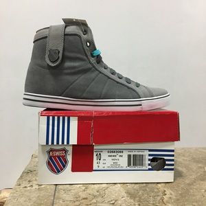 NIB K-SWISS SUEDE SNEAKER basketball skate shoe